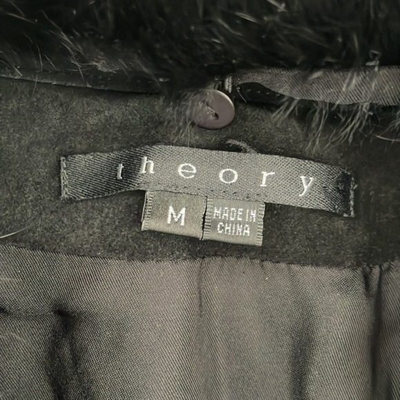 Theory Real Fur Leather Jacket - Picture 3 of 12